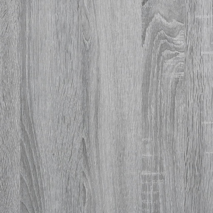 Bureau 100x45x76 cm hout en gepoedercoat staal grijs sonoma