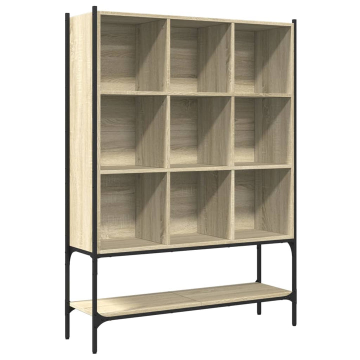 Boekenkast 102x30x141,5 cm bewerkt hout sonoma eikenkleurig