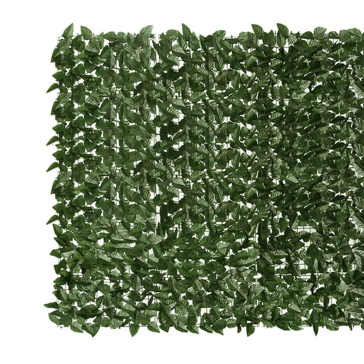 Balkonscherm met donkergroene bladeren 200x150 cm