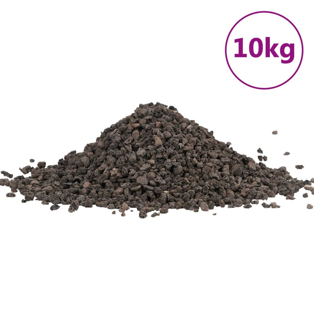 Basaltgrind 10 kg 5-8 mm zwart