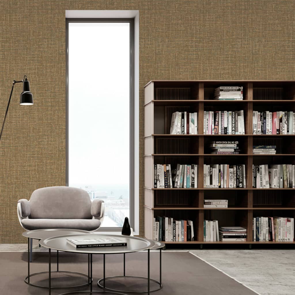 DUTCH WALLCOVERINGS Behang Thread bruin