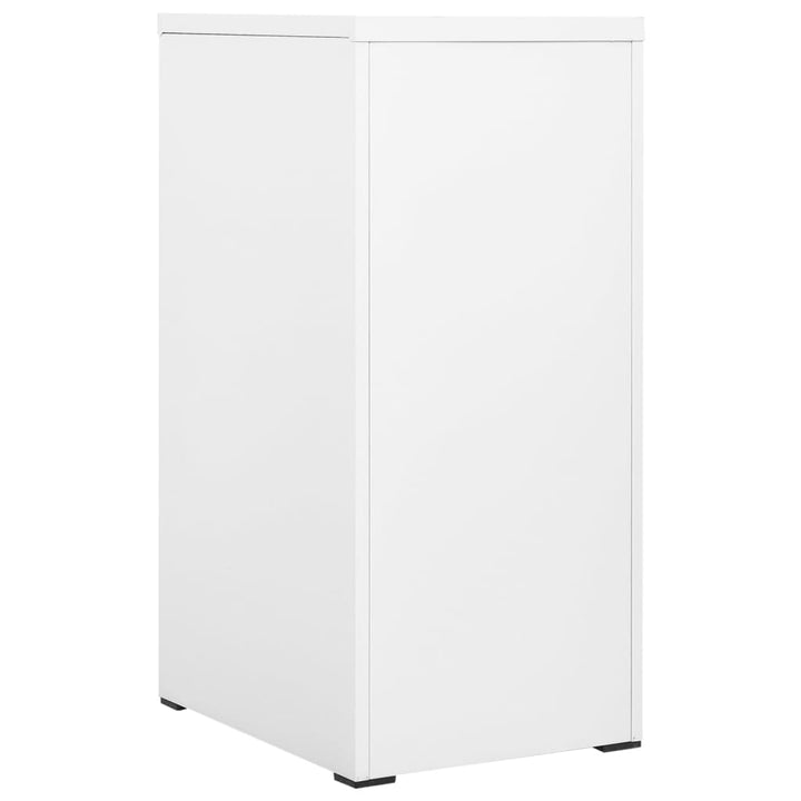 Archiefkast 46x62x102,5 cm staal wit - Griffin Retail