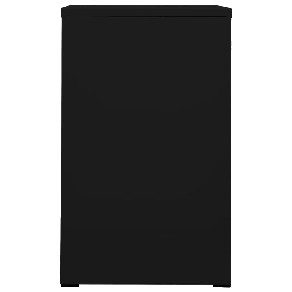 Archiefkast 46x62x102,5 cm staal zwart - Griffin Retail