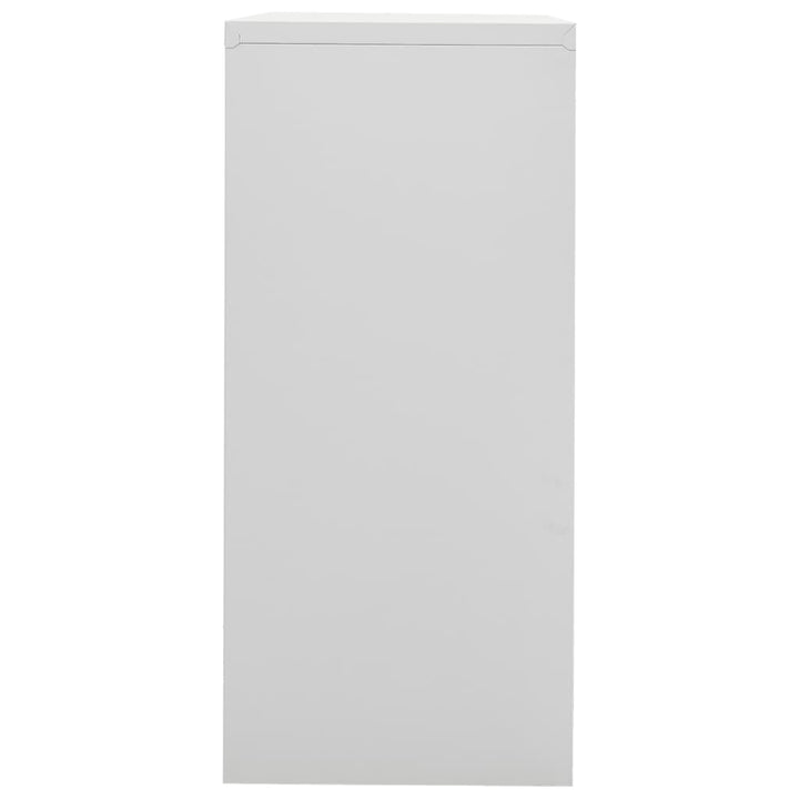 Archiefkast 90x46x103 cm staal lichtgrijs - Griffin Retail