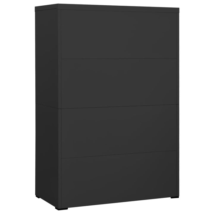 Archiefkast 90x46x134 cm staal antracietkleurig - Griffin Retail