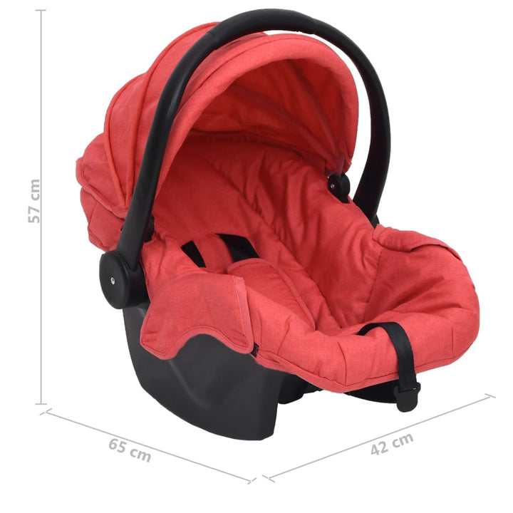 Babyautostoel 42x65x57 cm rood - Griffin Retail