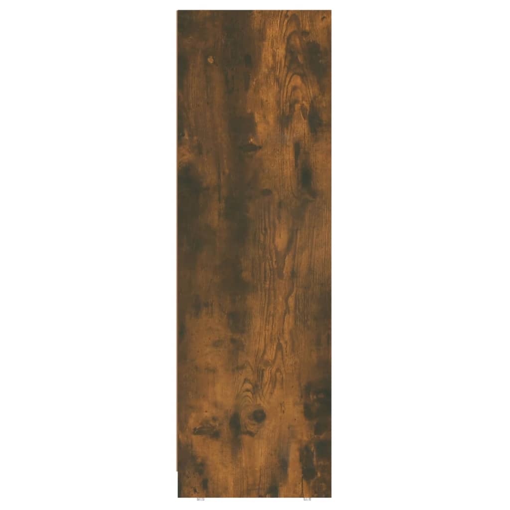Badkamerkast 30x30x95 cm bewerkt hout gerookt eikenkleurig - Griffin Retail