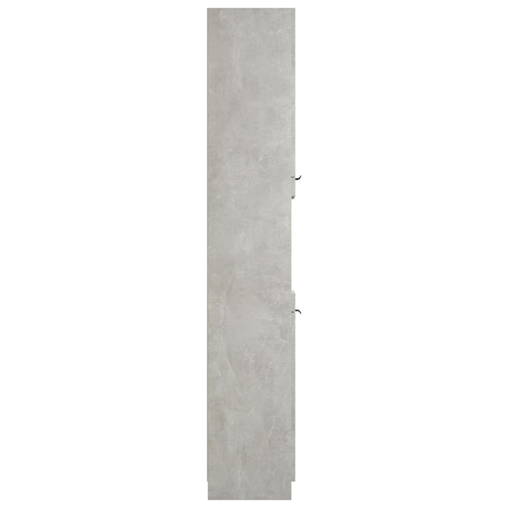 Badkamerkast 32x34x188,5 cm bewerkt hout betongrijs - Griffin Retail