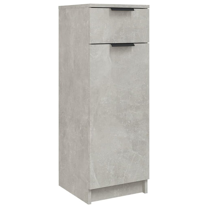 Badkamerkast 32x34x90 cm bewerkt hout betongrijs - Griffin Retail