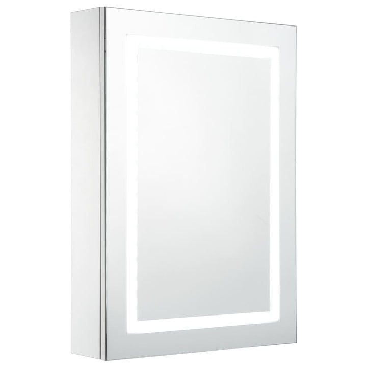 Badkamerkast met spiegel en LED 50x13x70 cm - Griffin Retail