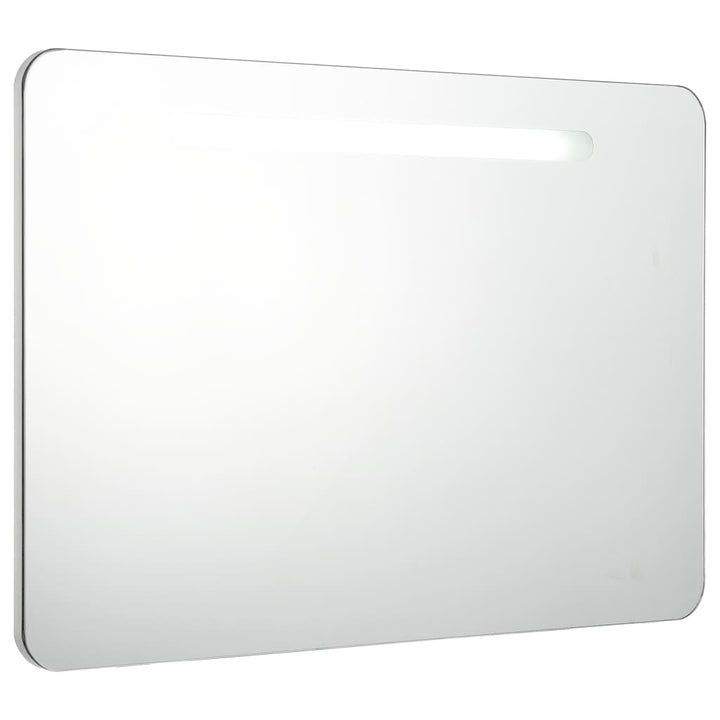 Badkamerkast met spiegel en LED 80x11x55 cm - Griffin Retail