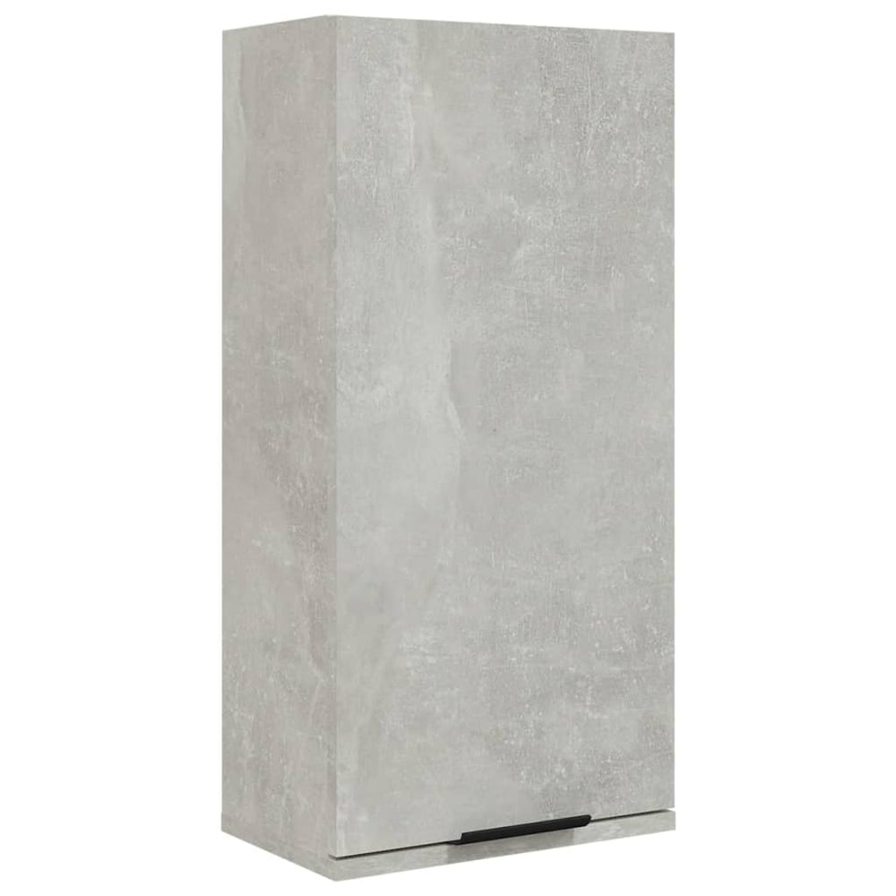 Badkamerkast wandgemonteerd 32x20x67 cm betongrijs - Griffin Retail