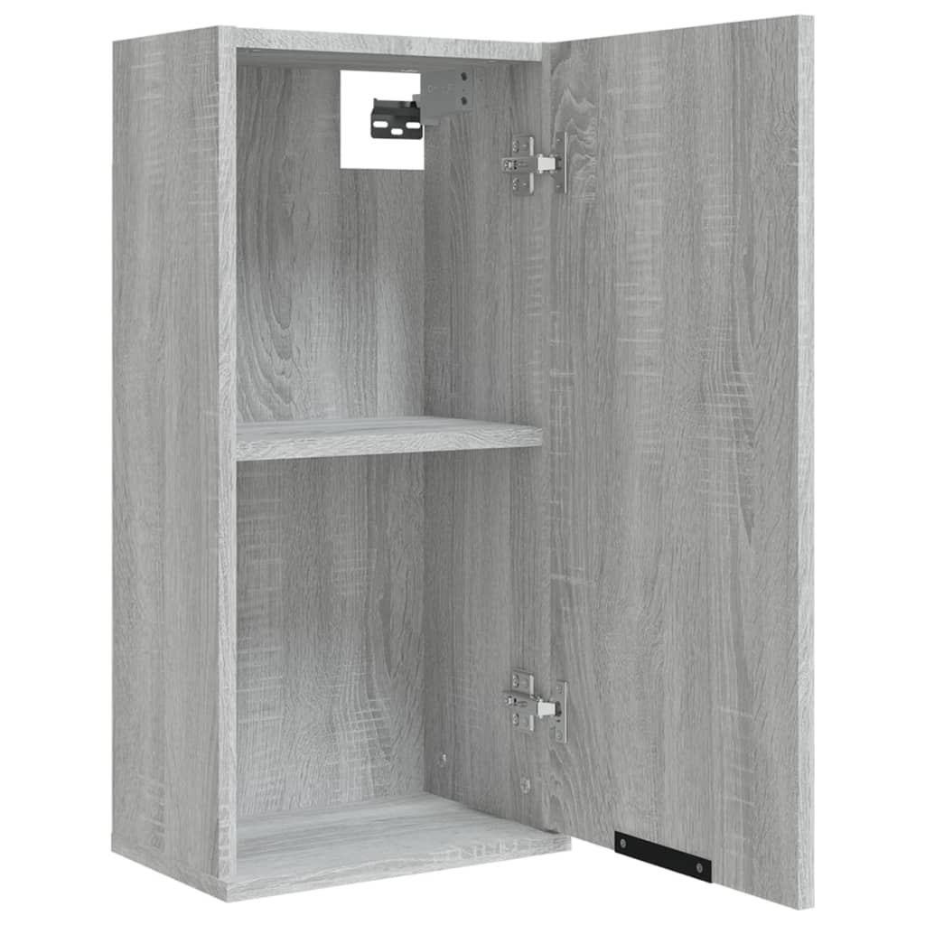 Badkamerkast wandgemonteerd 32x20x67 cm grijs sonoma eikenkleur - Griffin Retail