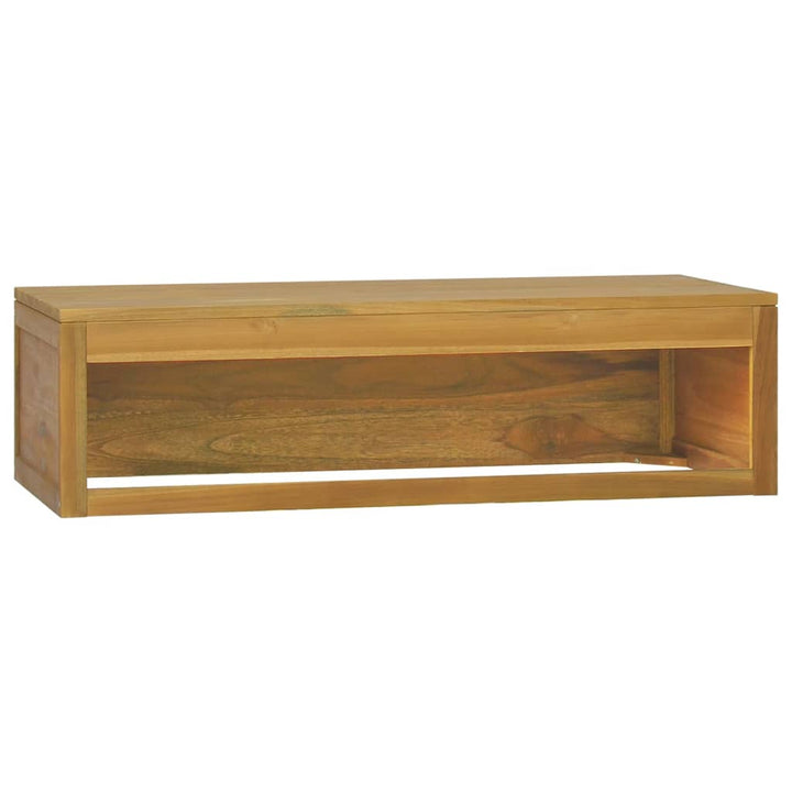 Badkamerwandkast 110x45x30 cm massief teakhout - Griffin Retail