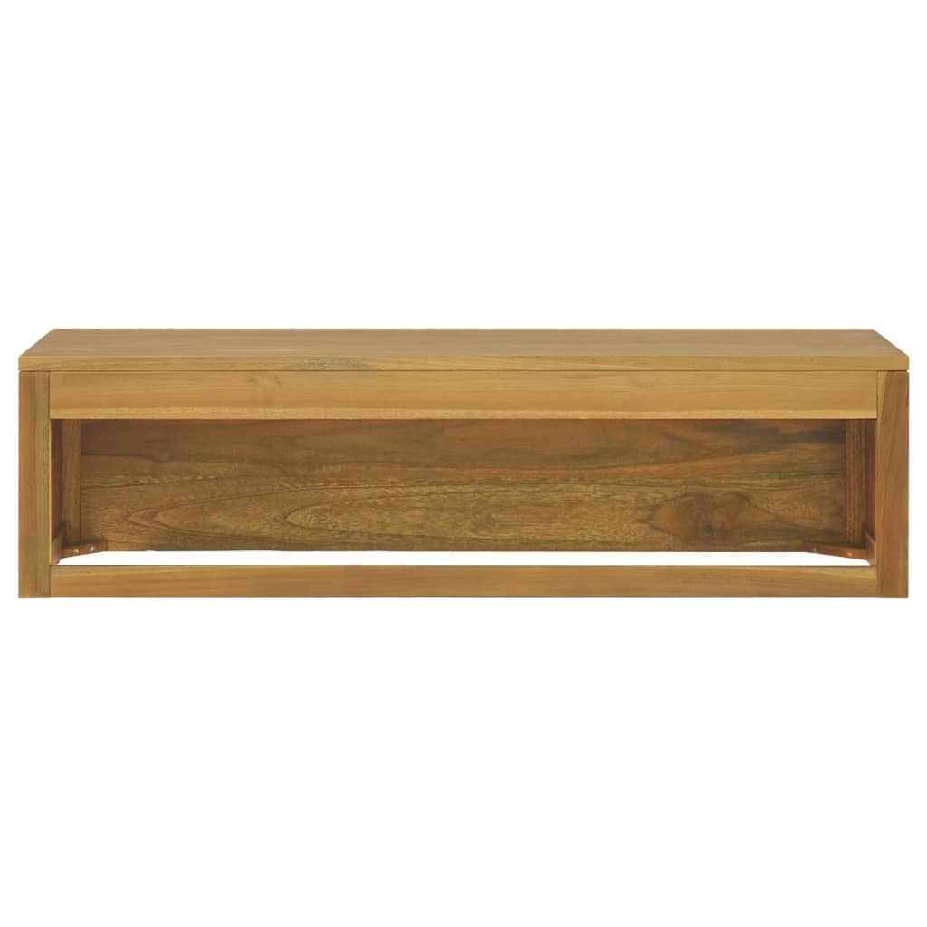 Badkamerwandkast 110x45x30 cm massief teakhout - Griffin Retail