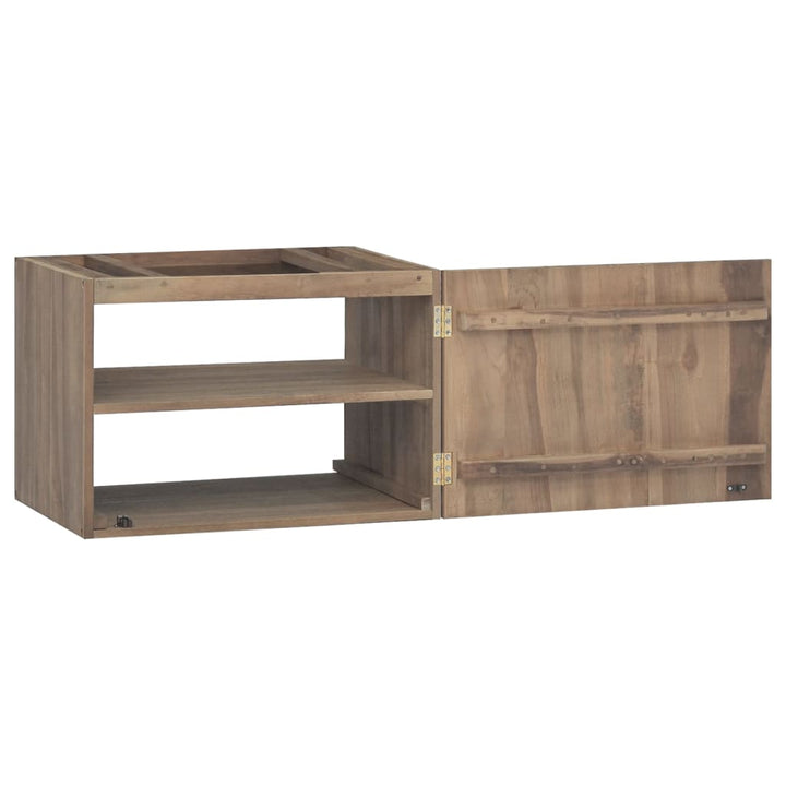 Badkamerwandkast 60x39x40 cm massief teakhout - Griffin Retail