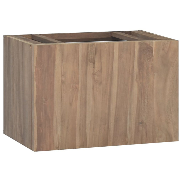 Badkamerwandkast 60x39x40 cm massief teakhout - Griffin Retail