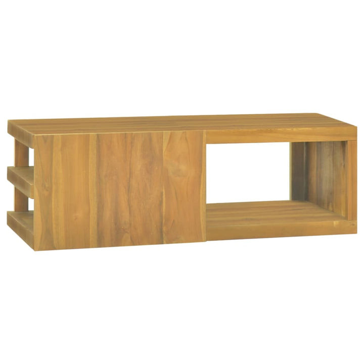 Badkamerwandkast 90x40x30 cm massief teakhout - Griffin Retail