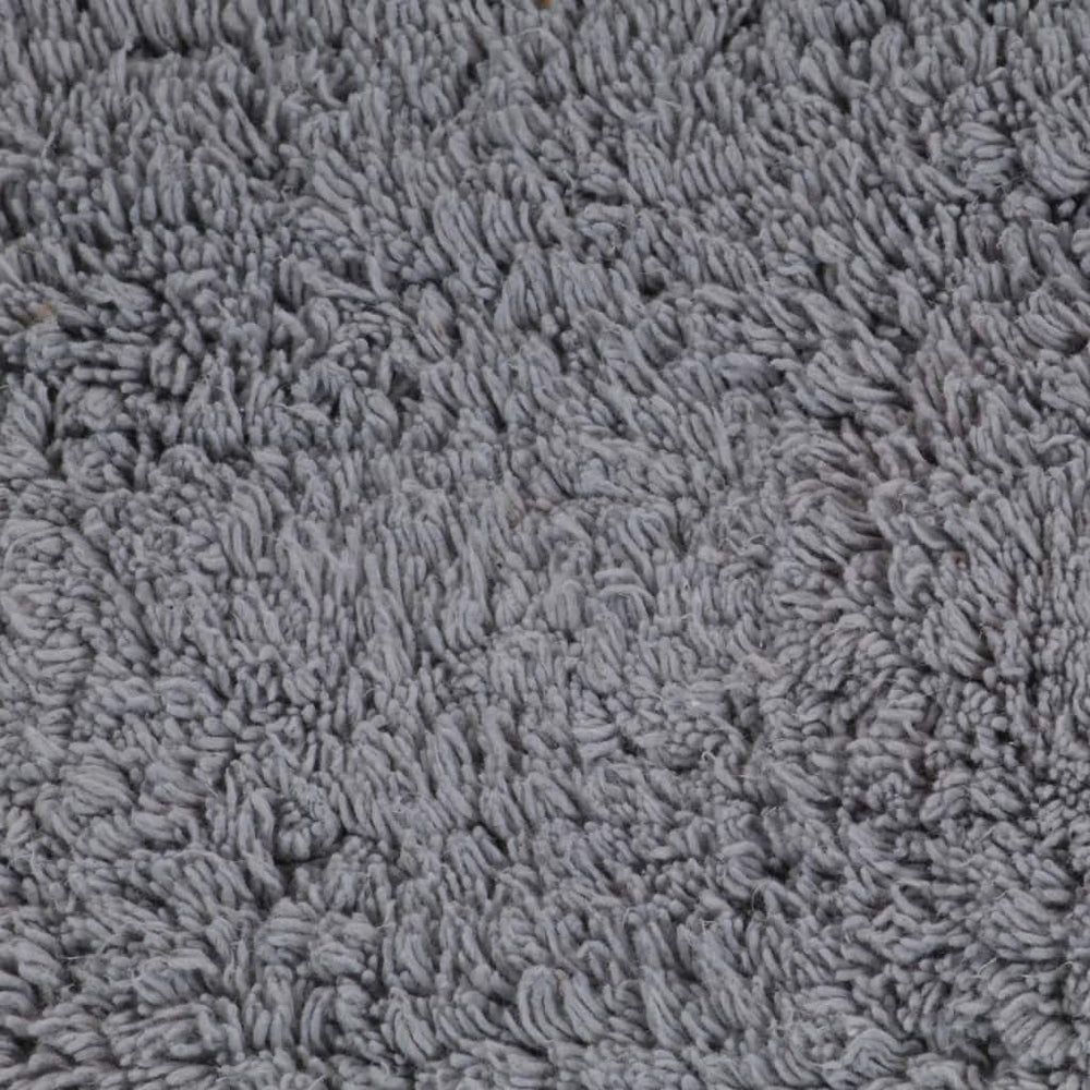 Badmattenset stof grijs 3-delig - Griffin Retail