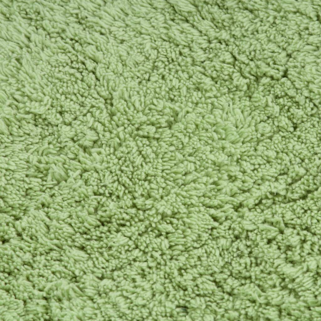 Badmattenset stof groen 3-delig - Griffin Retail