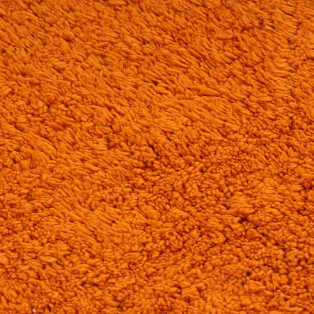 Badmattenset stof oranje 3-delig - Griffin Retail
