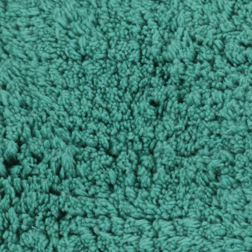 Badmattenset stof turquoise 2-delig - Griffin Retail