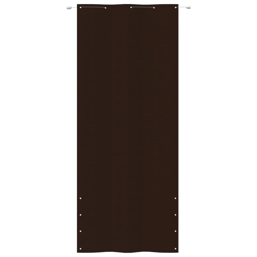 Balkonscherm 100x240 cm oxford stof bruin - Griffin Retail