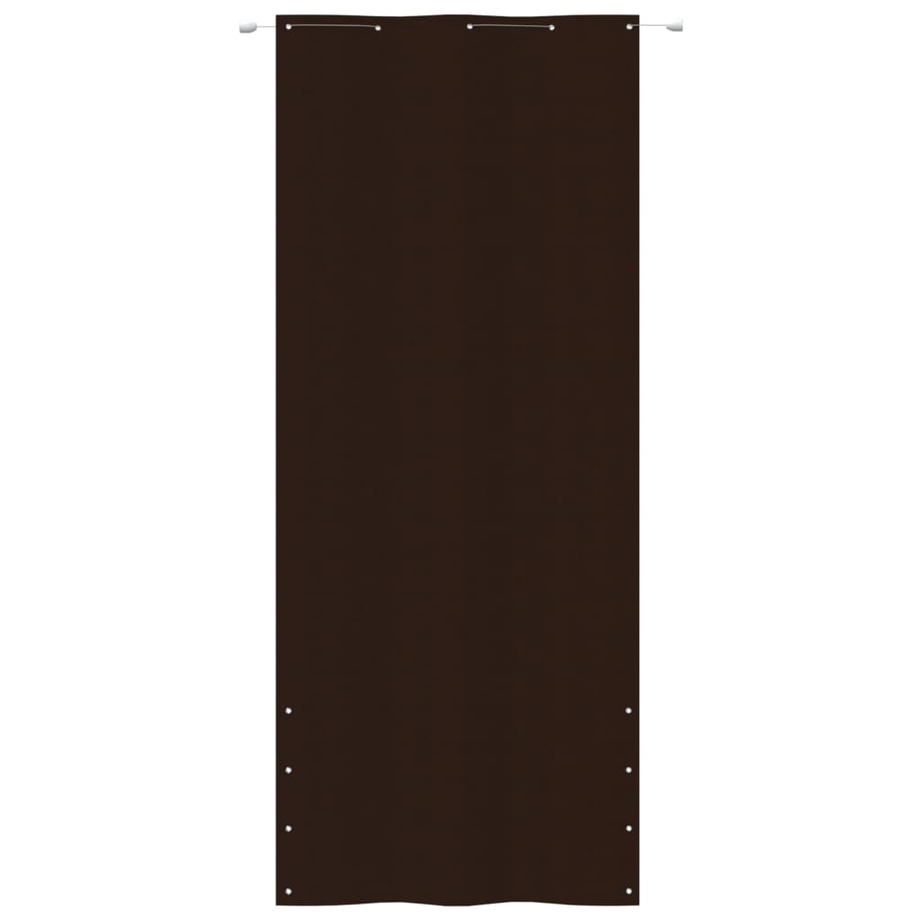 Balkonscherm 100x240 cm oxford stof bruin - Griffin Retail