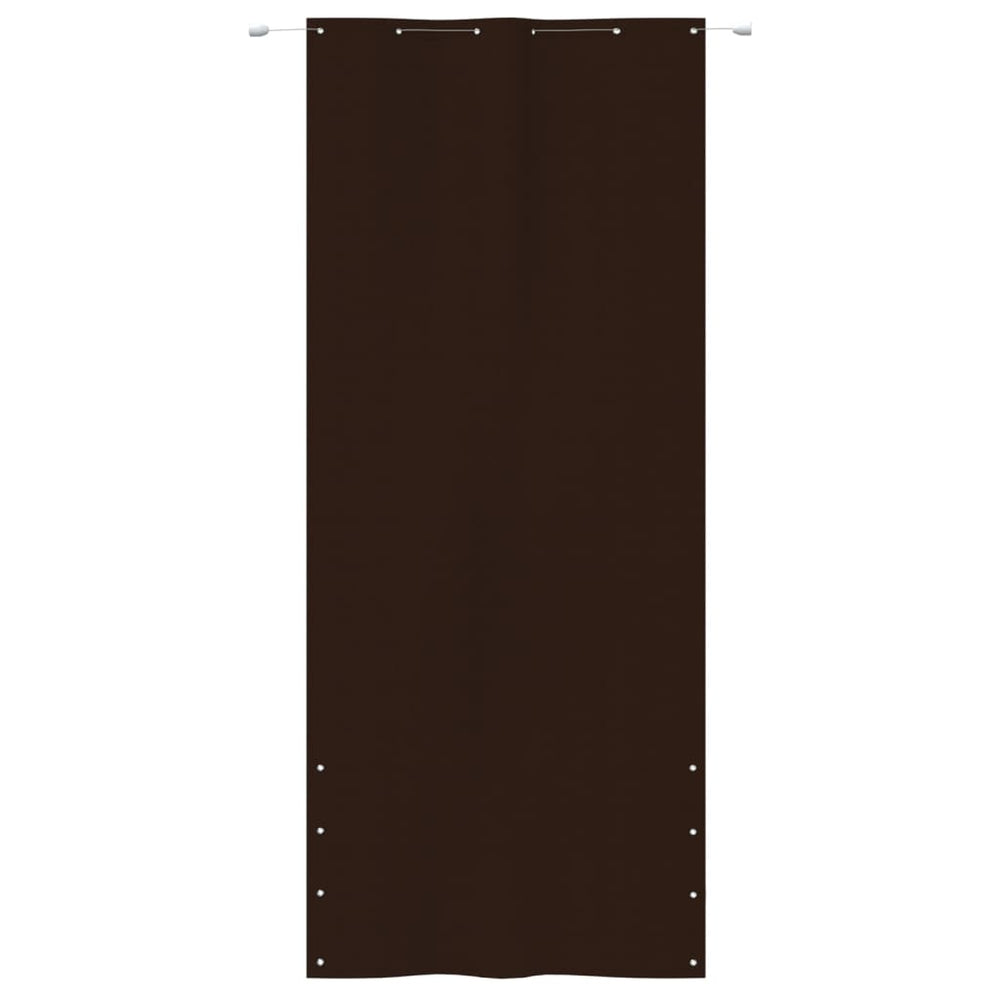 Balkonscherm 120x240 cm oxford stof bruin - Griffin Retail