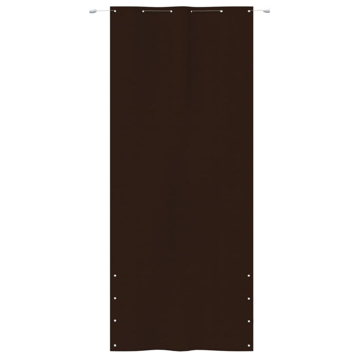Balkonscherm 120x240 cm oxford stof bruin - Griffin Retail