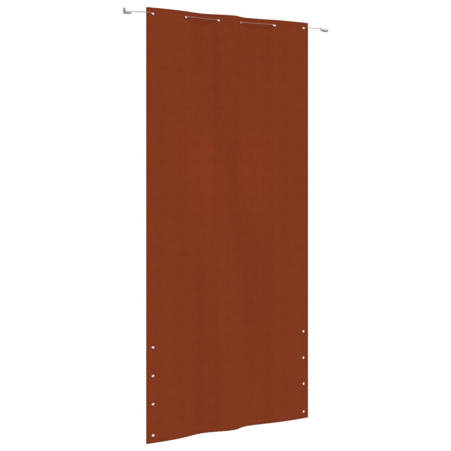 Balkonscherm 120x240 cm oxford stof terracottakleurig - Griffin Retail