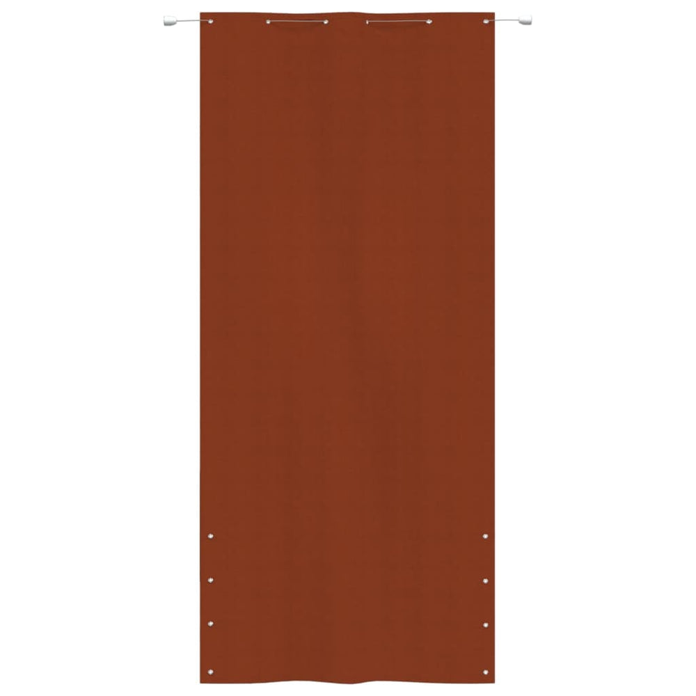 Balkonscherm 120x240 cm oxford stof terracottakleurig - Griffin Retail