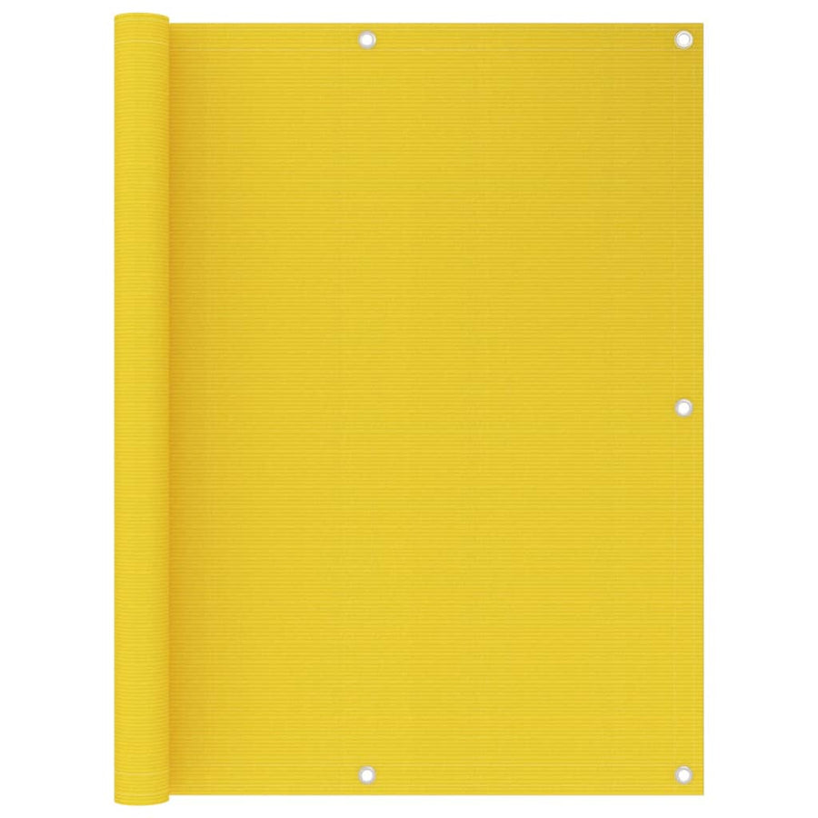 Balkonscherm 120x300 cm HDPE geel - Griffin Retail
