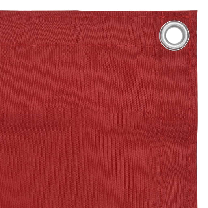 Balkonscherm 120x400 cm oxford stof rood - Griffin Retail