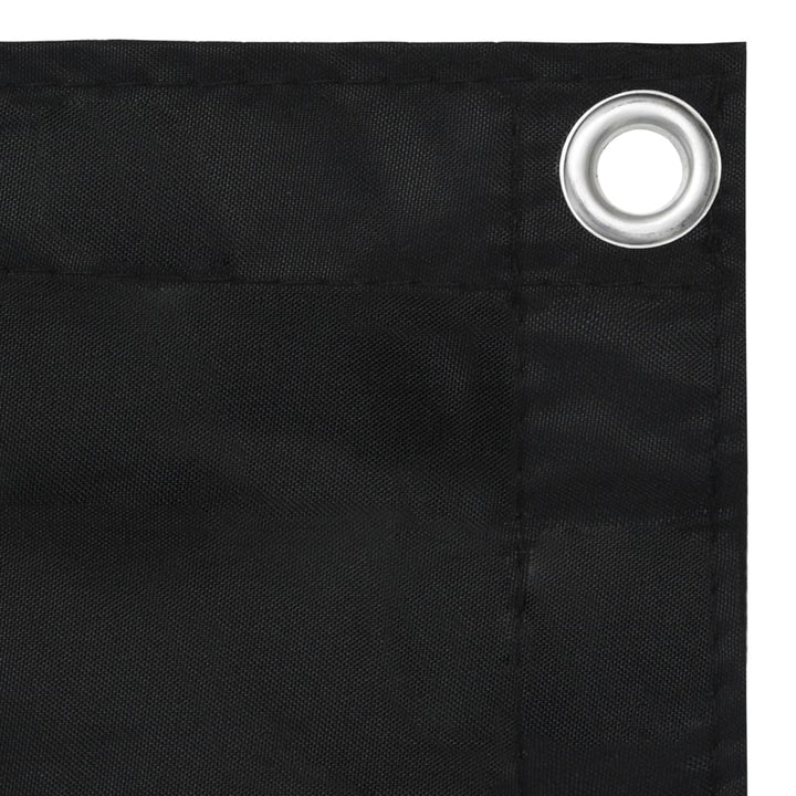 Balkonscherm 120x400 cm oxford stof zwart - Griffin Retail
