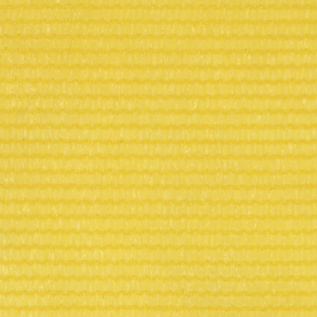 Balkonscherm 120x600 cm HDPE geel - Griffin Retail