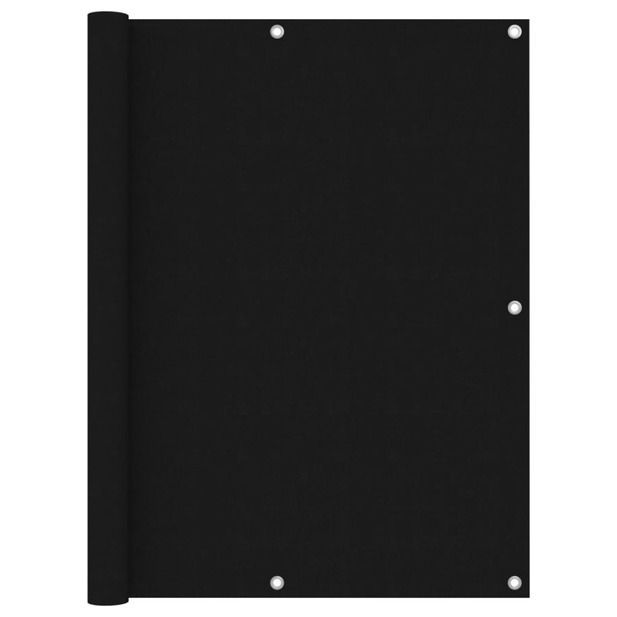 Balkonscherm 120x600 cm oxford stof zwart - Griffin Retail