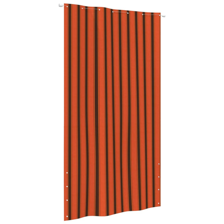 Balkonscherm 140x240 cm oxford stof oranje en bruin - Griffin Retail