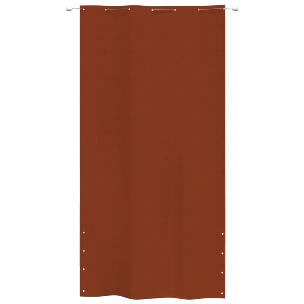 Balkonscherm 140x240 cm oxford stof terracottakleurig - Griffin Retail