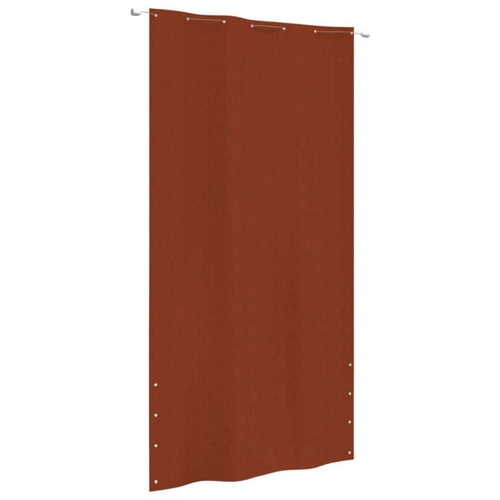 Balkonscherm 140x240 cm oxford stof terracottakleurig - Griffin Retail