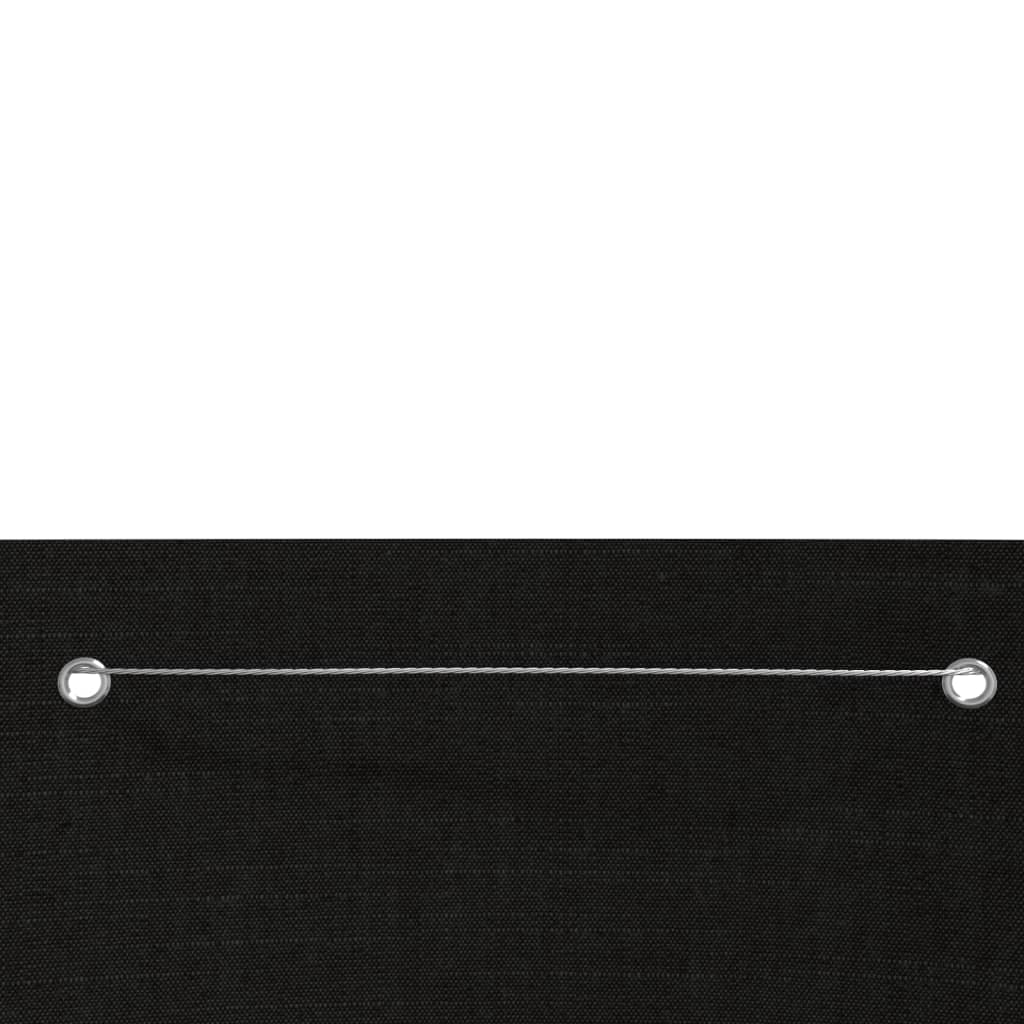 Balkonscherm 160x240 cm oxford stof zwart - Griffin Retail