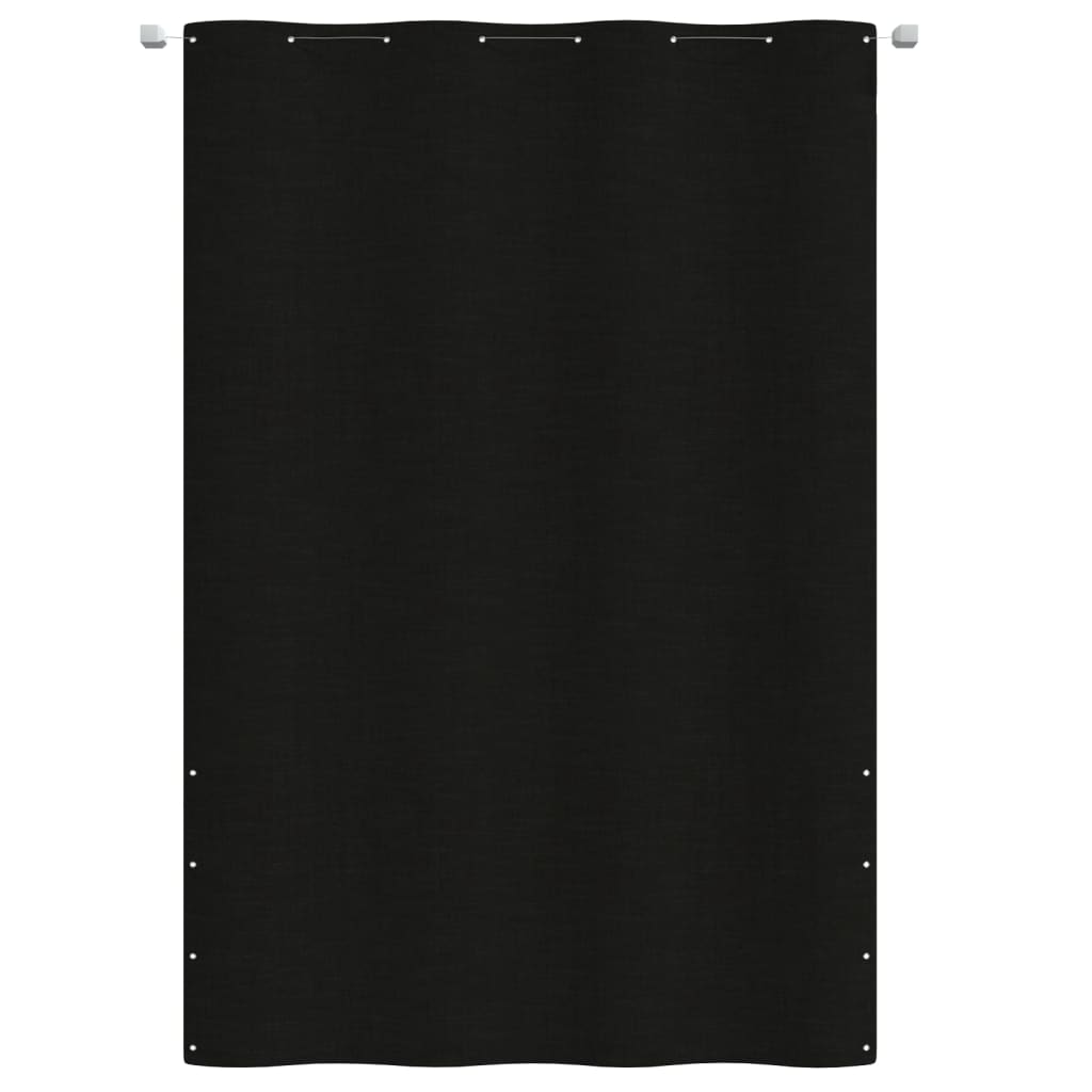 Balkonscherm 160x240 cm oxford stof zwart - Griffin Retail