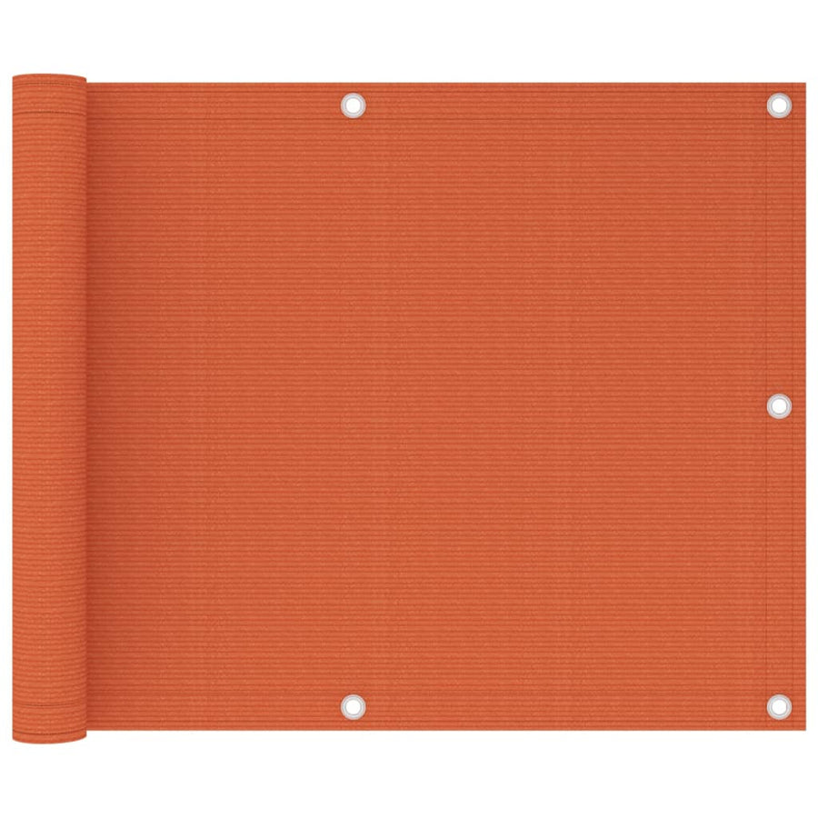 Balkonscherm 75x300 cm HDPE oranje - Griffin Retail
