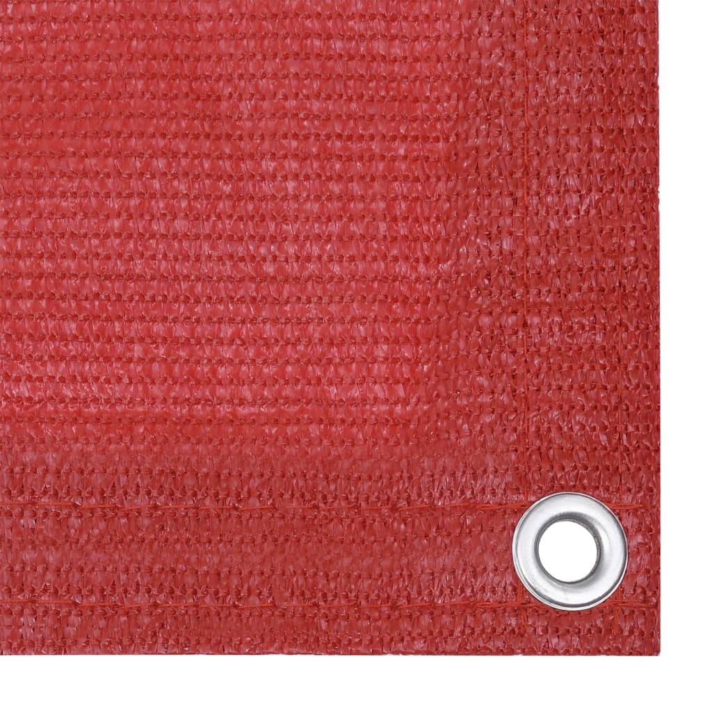 Balkonscherm 75x300 cm HDPE rood - Griffin Retail
