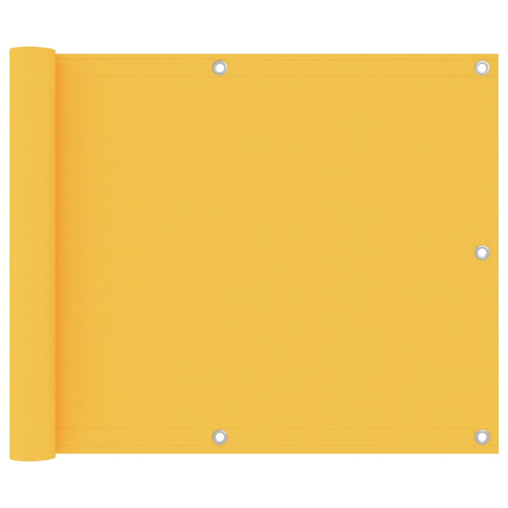 Balkonscherm 75x300 cm oxford stof geel - Griffin Retail