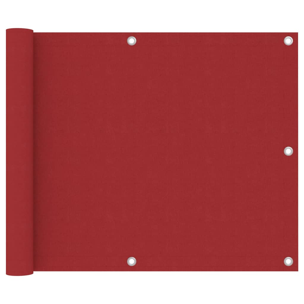 Balkonscherm 75x300 cm oxford stof rood - Griffin Retail