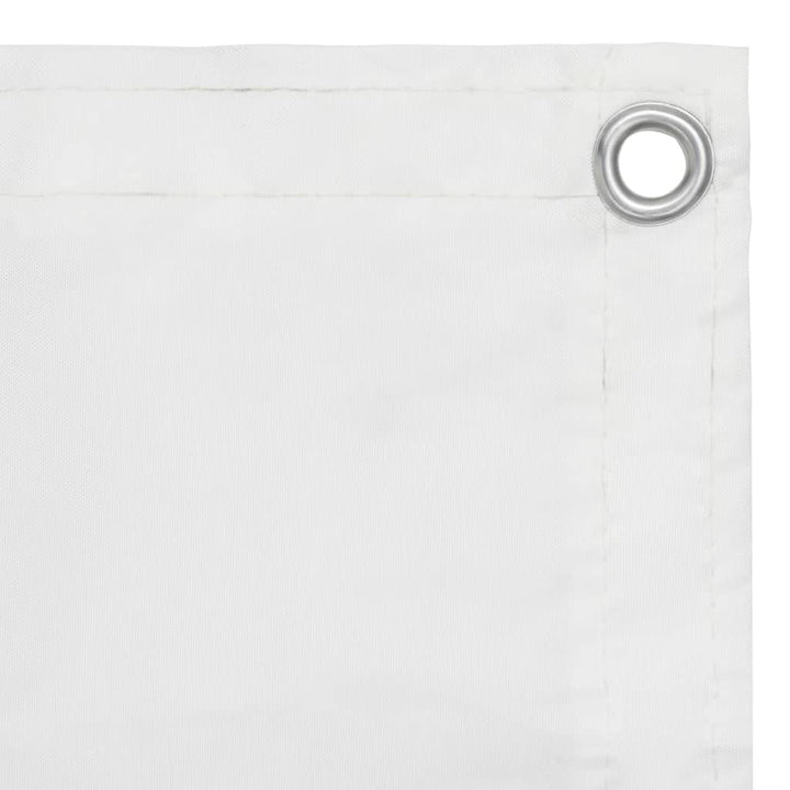 Balkonscherm 75x300 cm oxford stof wit - Griffin Retail