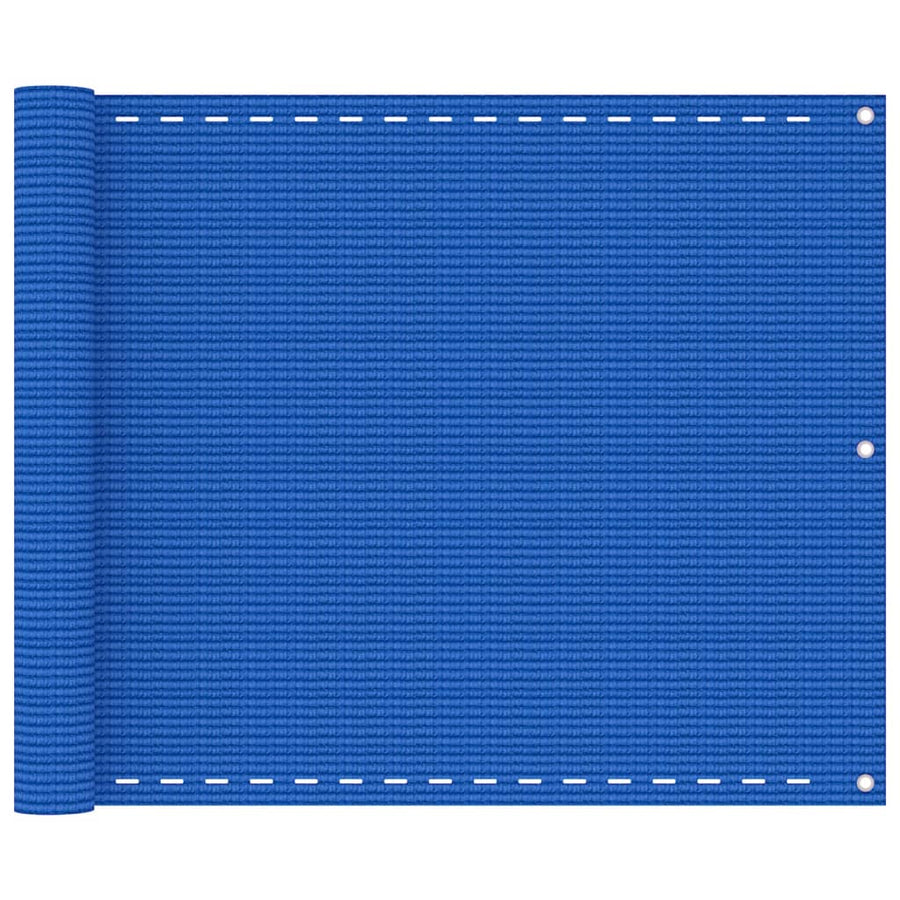 Balkonscherm 75x400 cm HDPE blauw - Griffin Retail