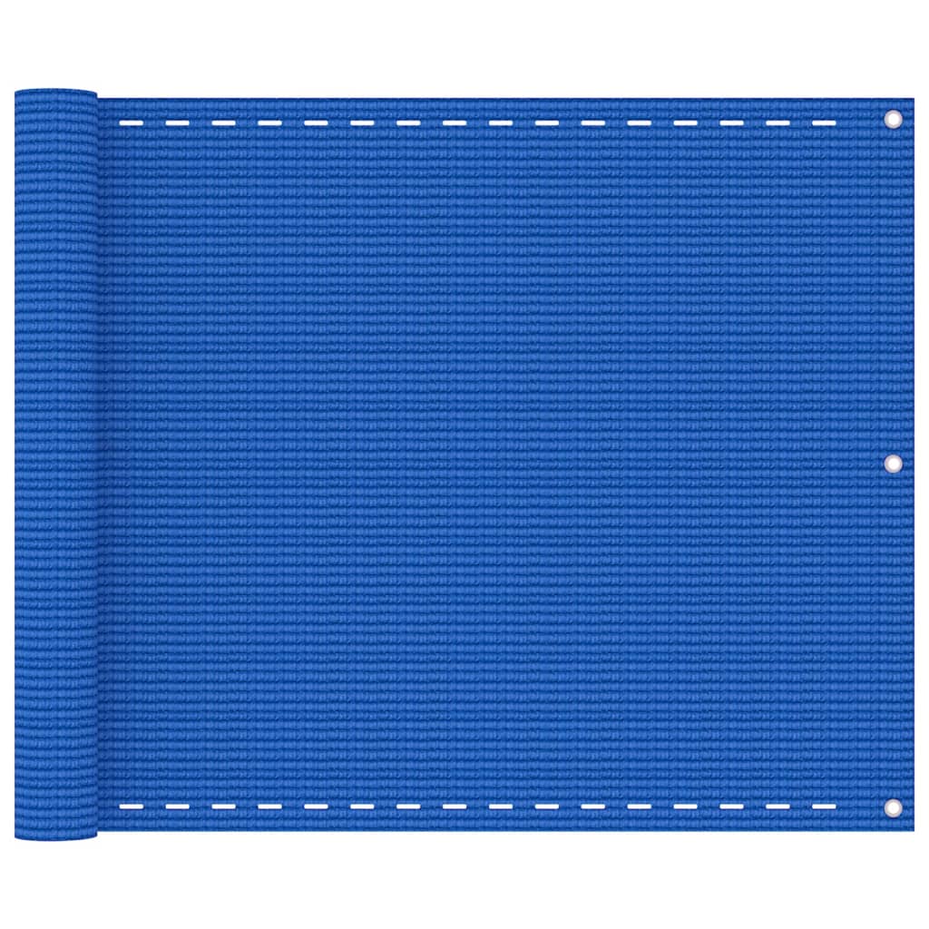 Balkonscherm 75x500 cm HDPE blauw - Griffin Retail