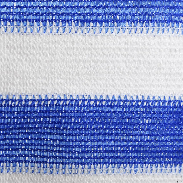 Balkonscherm 75x500 cm HDPE blauw en wit - Griffin Retail